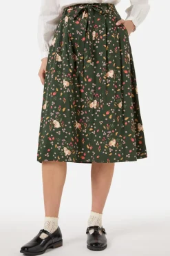 Coco Rabbit Midi Skirt Hot