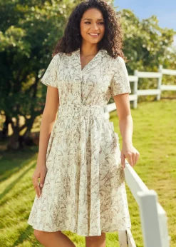 BTC Countryside Serenade Casual Dress Alabaster Art Sale