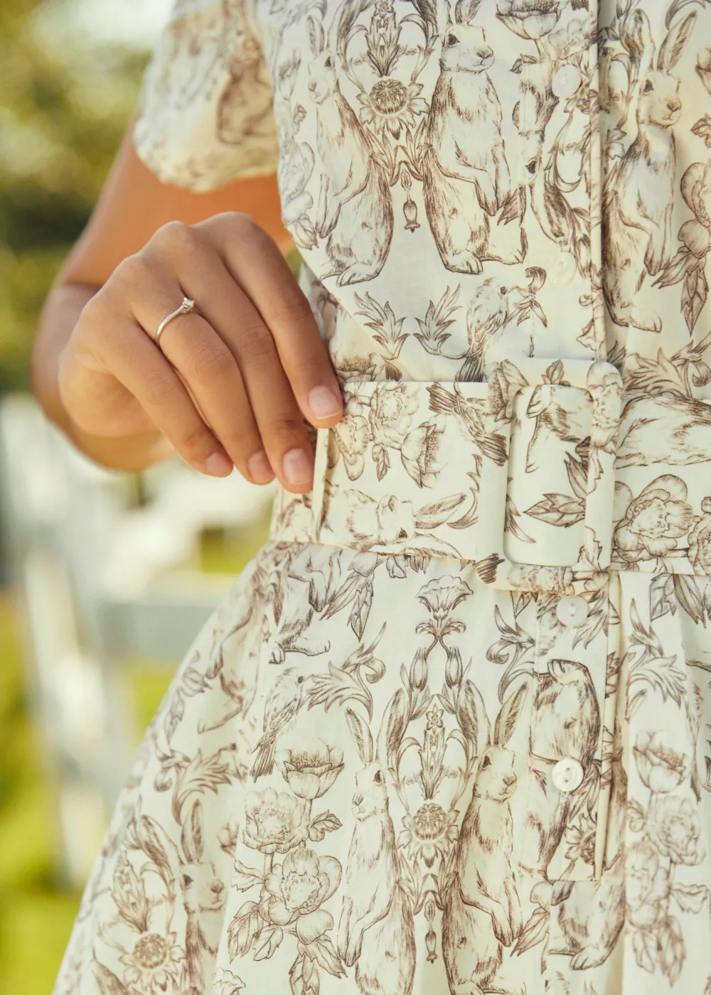 BTC Countryside Serenade Casual Dress Alabaster Art Sale