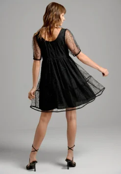 ModCloth Crawling With Cuteness Babydoll Dress Black Outlet