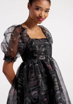 Black Friday Creepy Collections Mini Dress Black Outlet