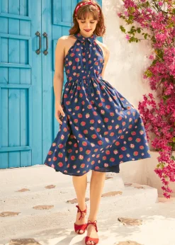 BTC Cutaway Shirt Fit & Flare Dress Strawberry Best