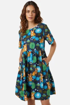 Dangerfield US Cute Cat Smock Dress Sale