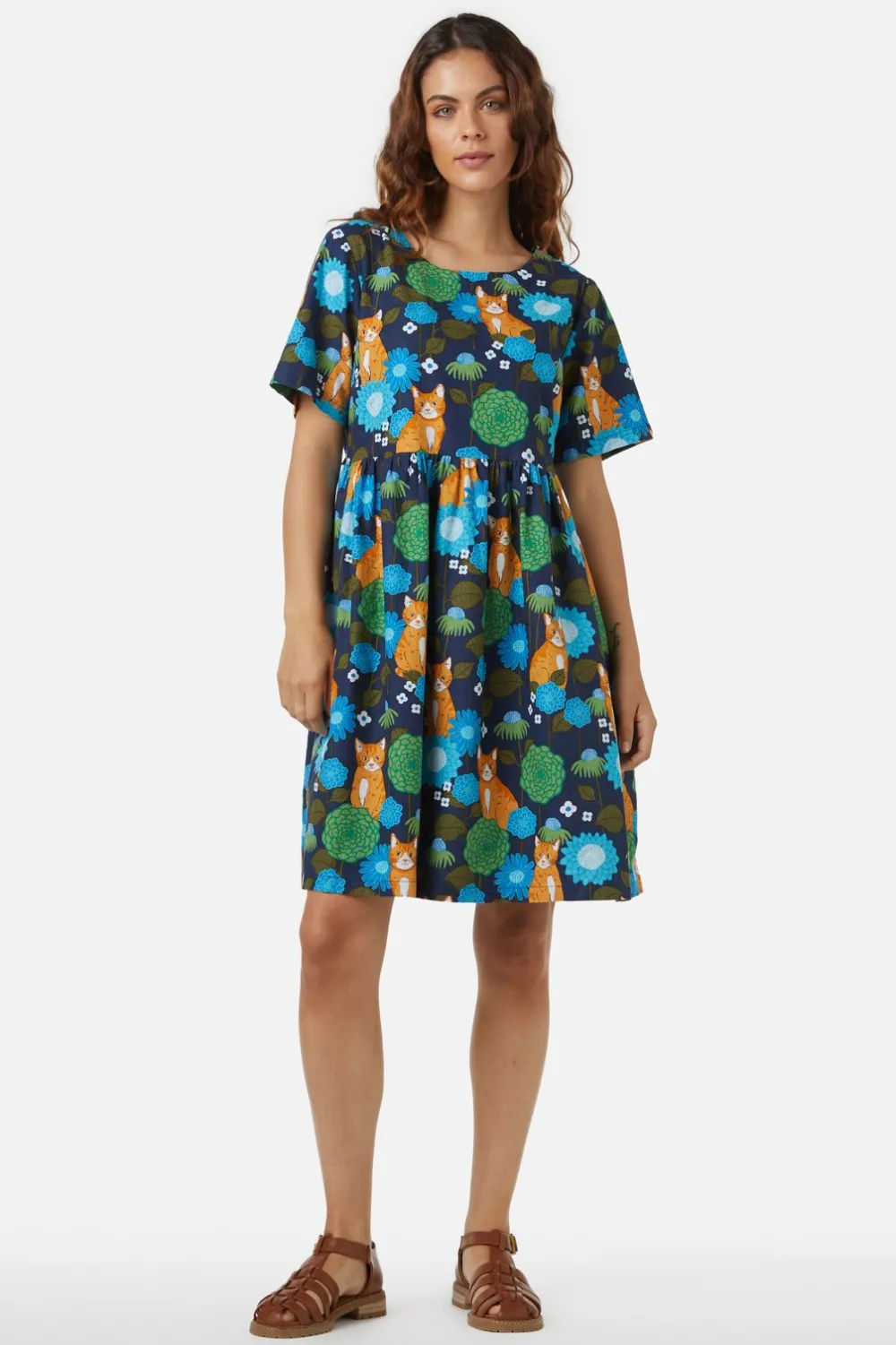 Dangerfield US Cute Cat Smock Dress Sale