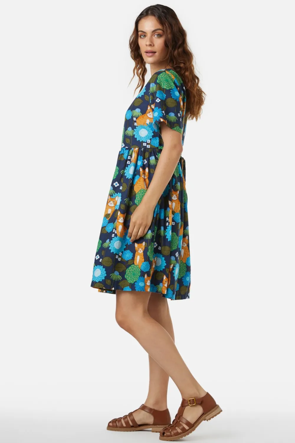 Dangerfield US Cute Cat Smock Dress Sale