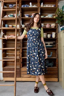 Cute Dogs Midi Dress Online