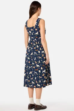 Cute Dogs Midi Dress Online