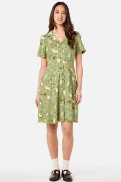 Cute Dogs Shirt Dress Hot