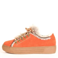 Cyclone Suede Shearling Sneakers Outlet