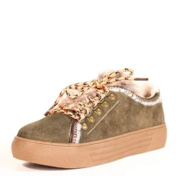 Cyclone Suede Shearling Sneakers Outlet