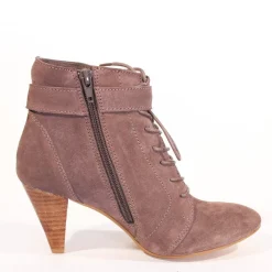 Dakota Suede Booties TAUPE Sale