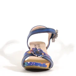 Daphne Retro Floral Heels Clearance