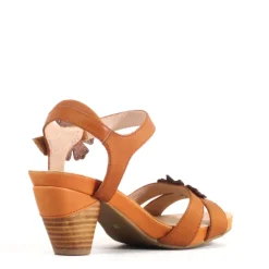 Daphne Retro Floral Heels Clearance