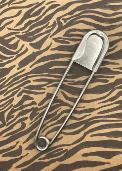 Dice Jumbo Safety Pin Keychain Black New