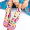 Ditsy Floral Sheer Ankle Sock