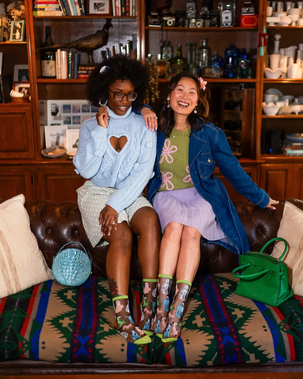 Dopamine Dogs Black Sheer Crew Sock Discount