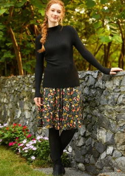 BTC Downtown Dreamer Ribbed Turtleneck Nightfall Noir Clearance