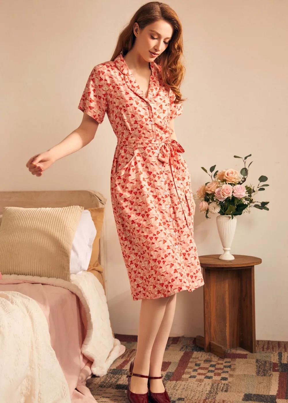 Dreamy Daze Everyday Dress Peach Kiss New