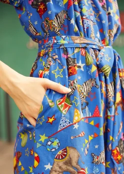 BTC Easy Does It Button-Front Romper Big Top Whimsy Discount