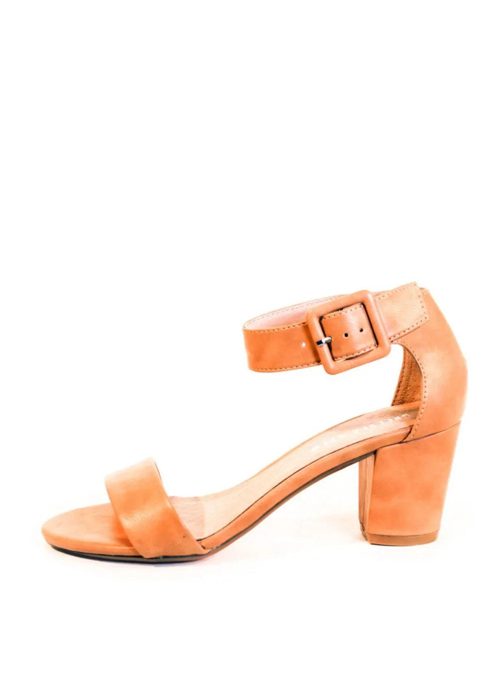 Elyse Faux Leather Sandal Heels Online