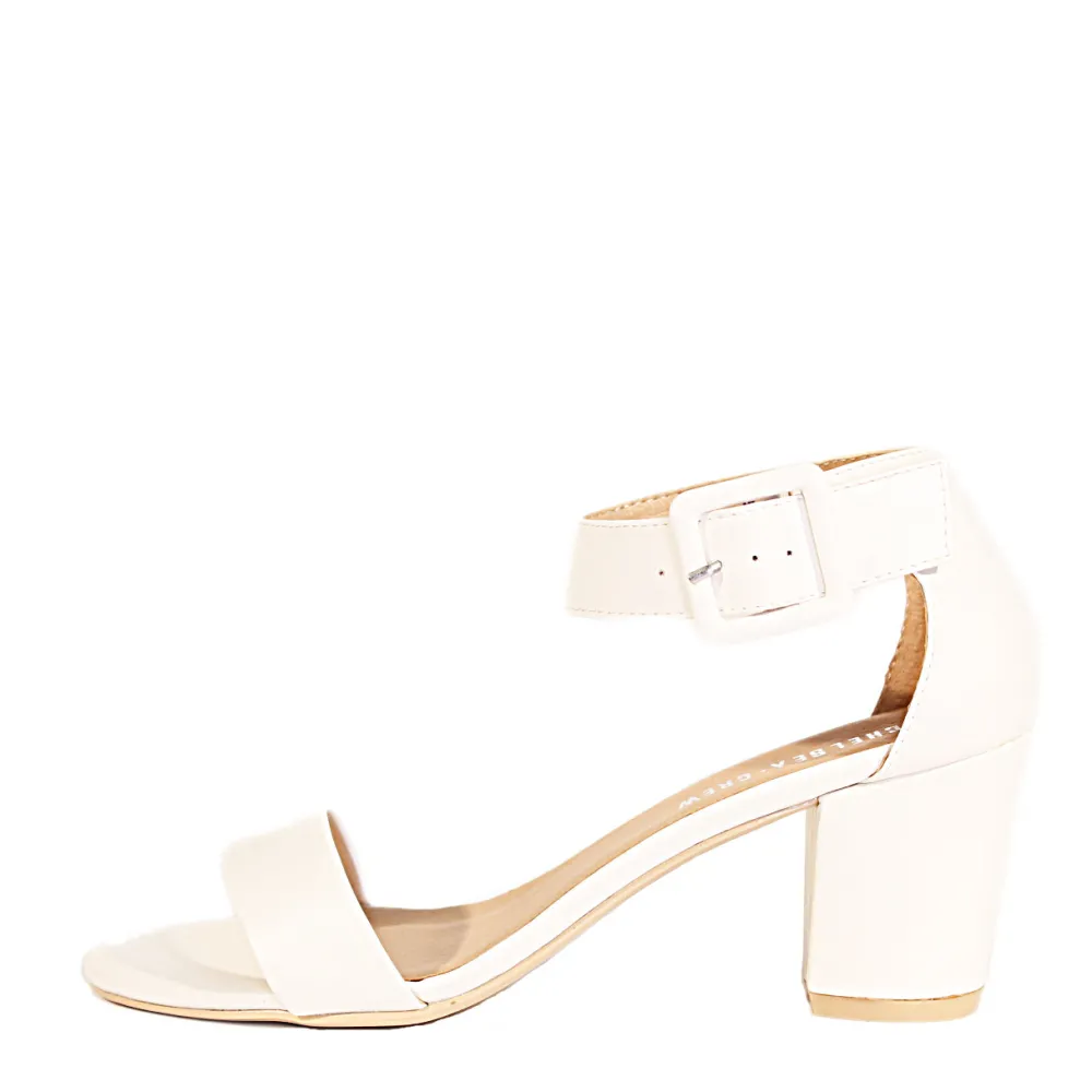 Elyse Faux Leather Sandal Heels Online