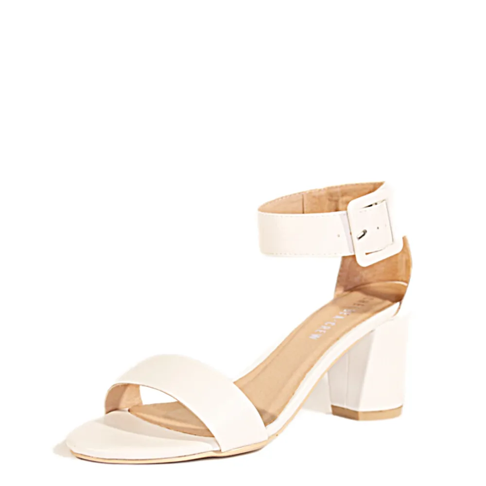 Elyse Faux Leather Sandal Heels Online