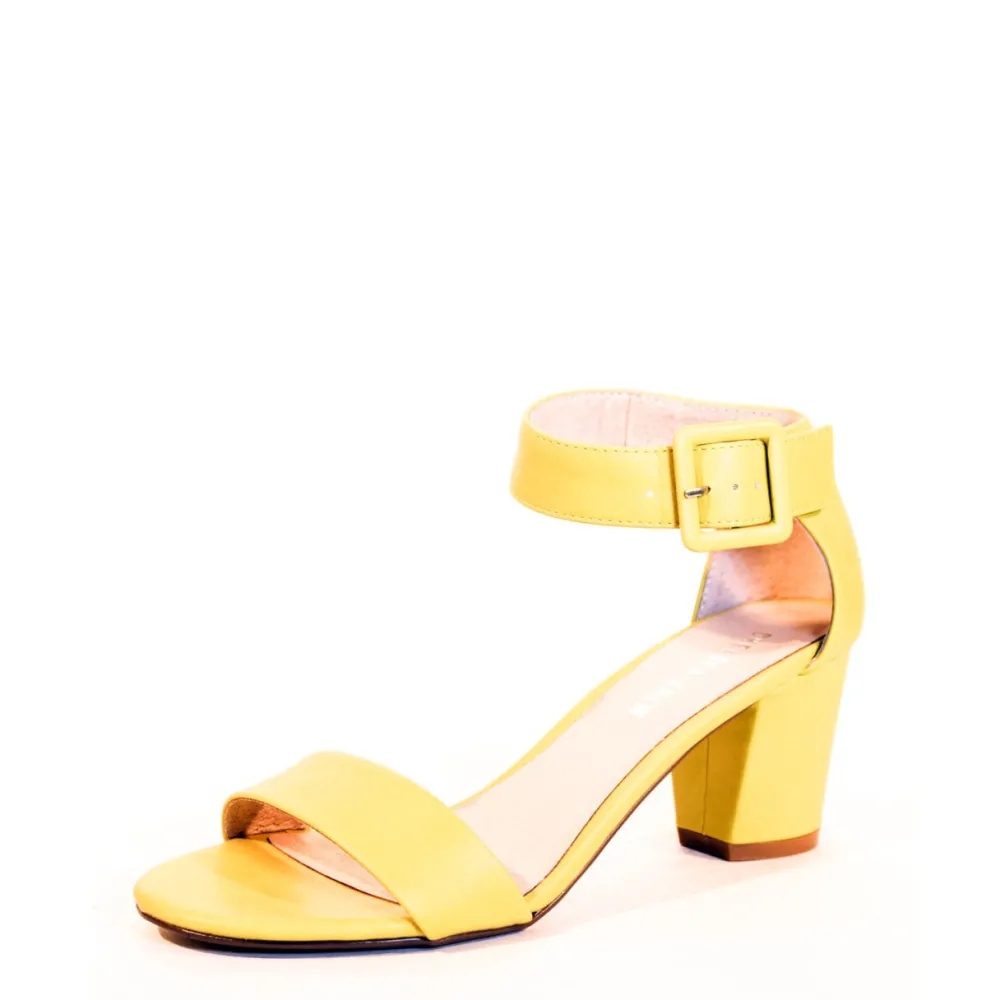 Elyse Faux Leather Sandal Heels Online