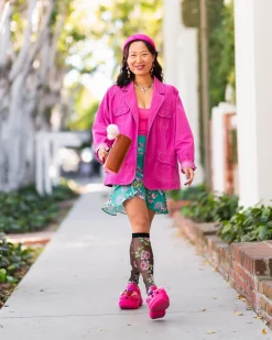 English Rose Black Sheer Knee High Sock Online