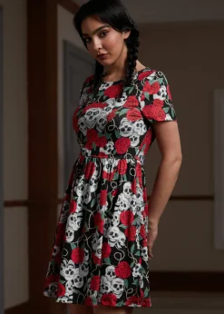 Ensemble Observation Knit Dress Blossom Bone Discount