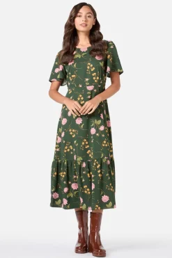 Esmerelda Floral Midi Dress Clearance