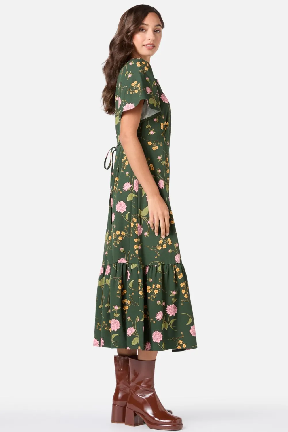 Esmerelda Floral Midi Dress Clearance