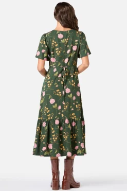 Esmerelda Floral Midi Dress Clearance