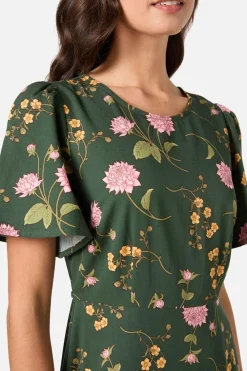 Esmerelda Floral Midi Dress Clearance