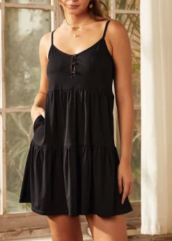 Evening Echo Mini Dress Black Best