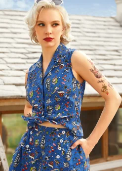 Feel the Morning Breeze Shirt Blue Tattoo Sailor Best