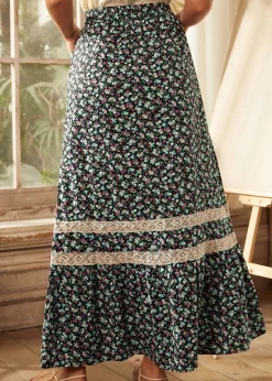 BTC Field of Dreams Maxi Skirt Strawberry