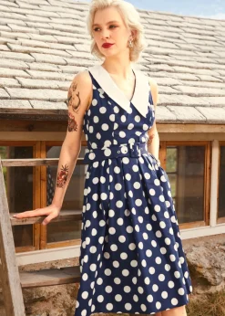 BTC Find Me in Palm Springs Fit & Flare Dress Delightful Darkness New