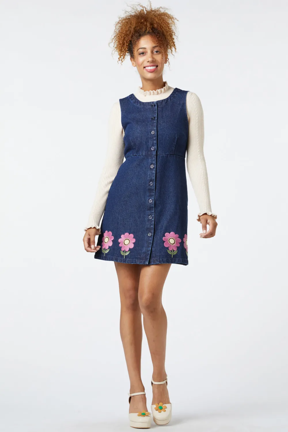 Fiona Embroidered Pinny Clearance