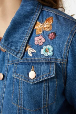 Flora Embroidered Jacket Discount