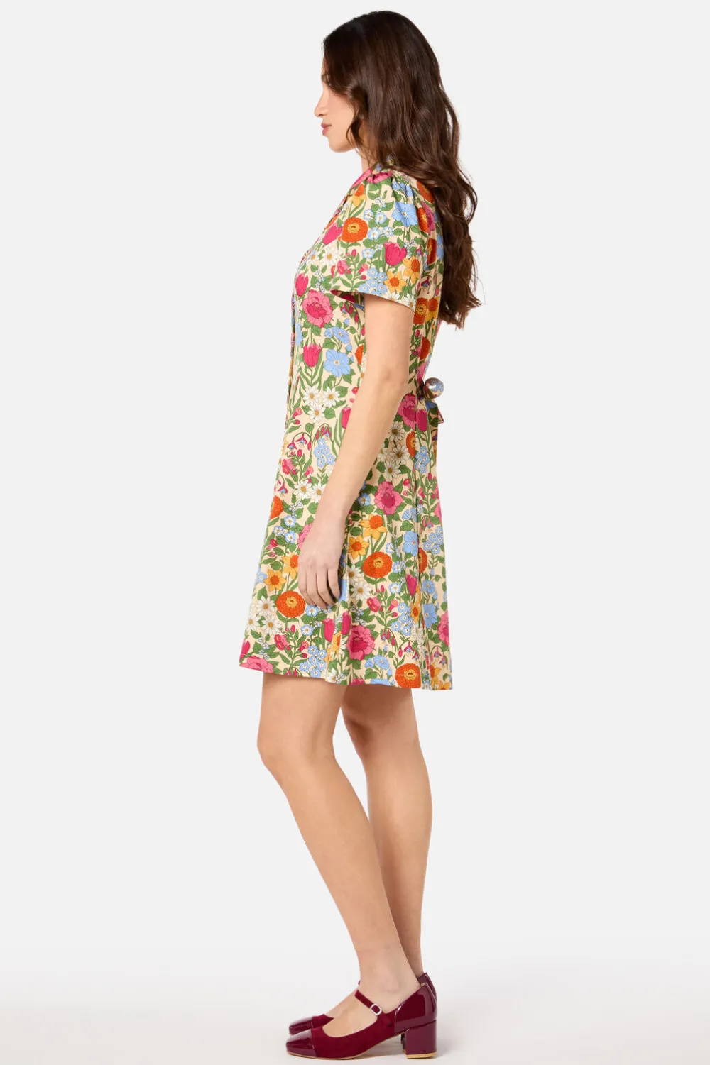 Floral Field Shirt Dress Outlet