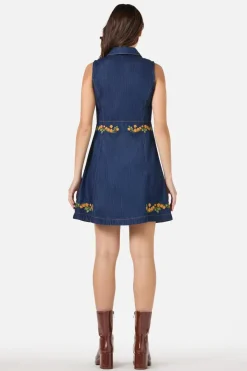 Flower Child Embroidered Dress Hot