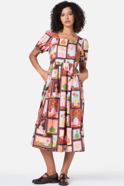 Dangerfield US Flower Vases Midi Dress Sale