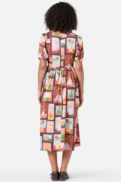Dangerfield US Flower Vases Midi Dress Sale
