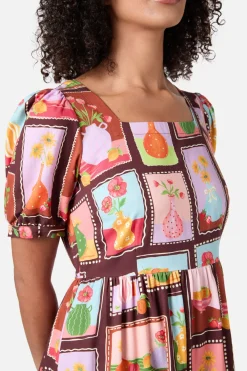 Dangerfield US Flower Vases Midi Dress Sale
