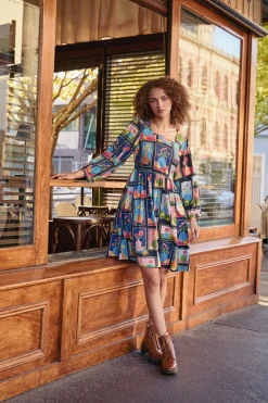 Flower Vases Mini Dress