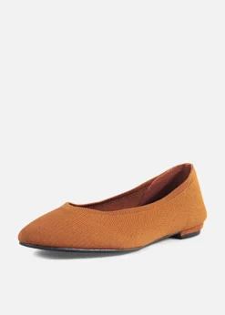 Flyer Knit Fabric Flats New