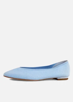 Flyer Knit Fabric Flats New