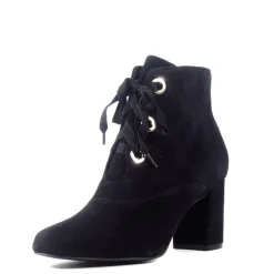 Flynn Suede Lace-Up Booties Hot