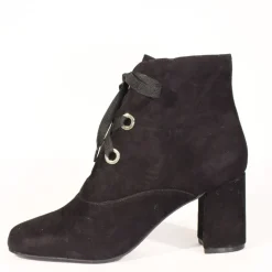 Flynn Suede Lace-Up Booties Hot