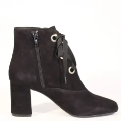Flynn Suede Lace-Up Booties Hot